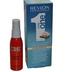 New Uniq one Revlon 150 ml and Chi Iron gard 44 travel hair care